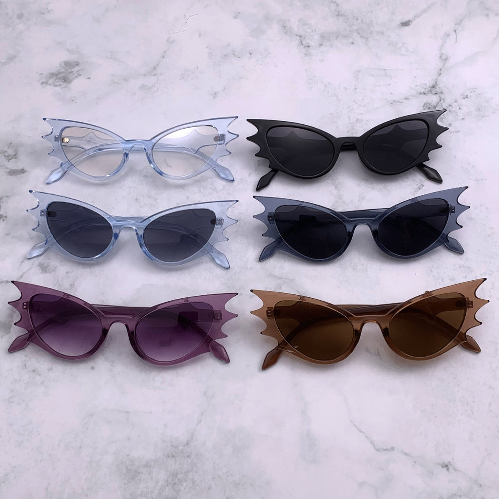 K Cat's Eye Exaggerated Personalized Shaped Decoration Glasses