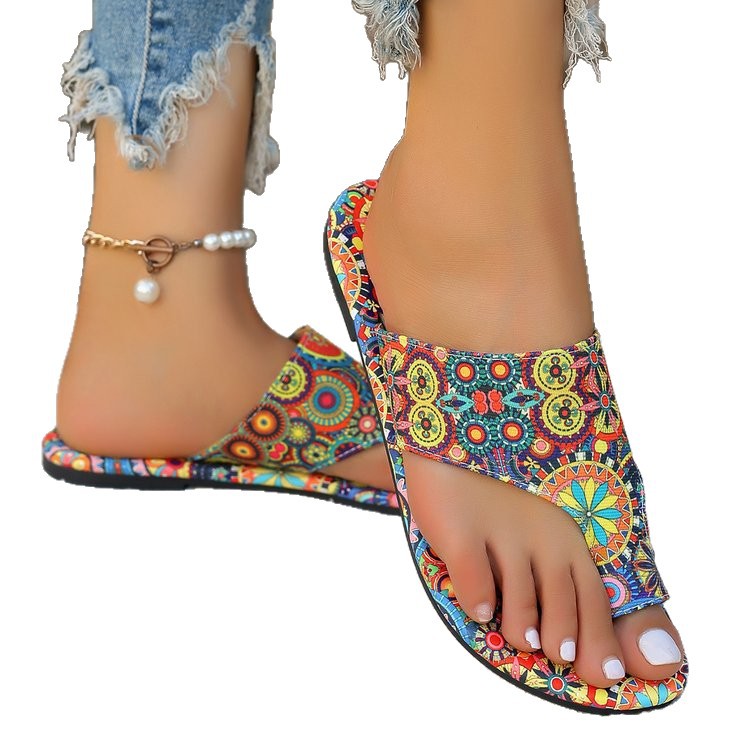 K Toe-Strap Roman Style Sandals