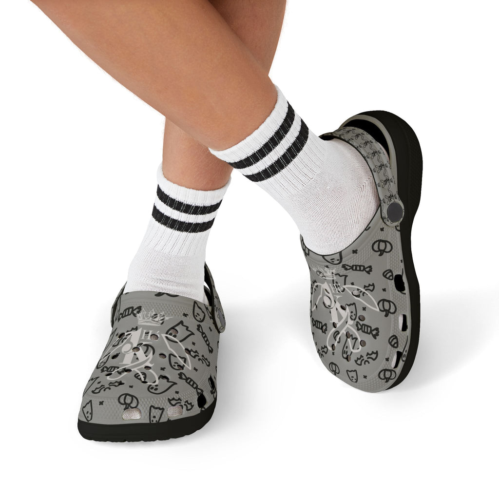 KK Kids Ghost & Pumpkin EVA Foam Clogs M1W&B