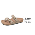 K Double Row Buckle Open Toe