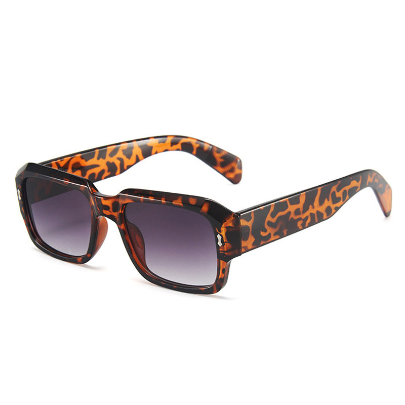 K Jelly Color Simple Retro Polygonal Glasses
