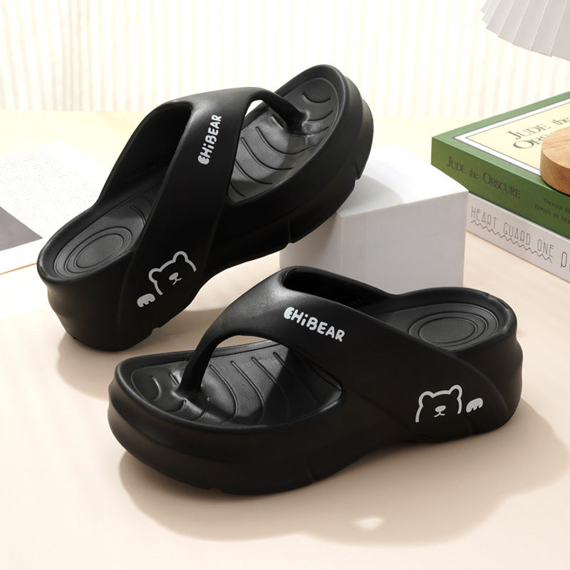 K Thick-soled resistant Slippers