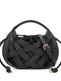 K Large-capacity Woven Hollow-out Single-shoulder Crossbody Bag
