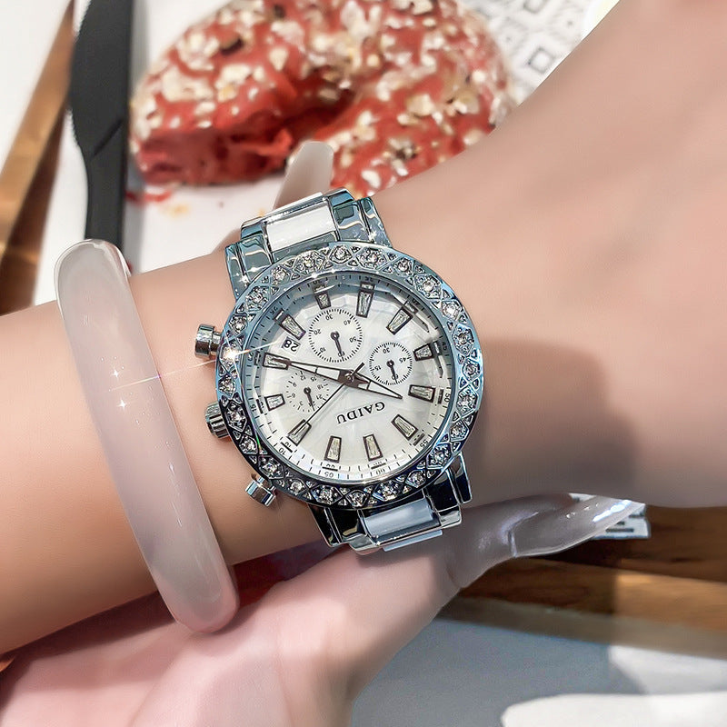 K Waterproof Luminous Fritillary Quartz Women's Watch