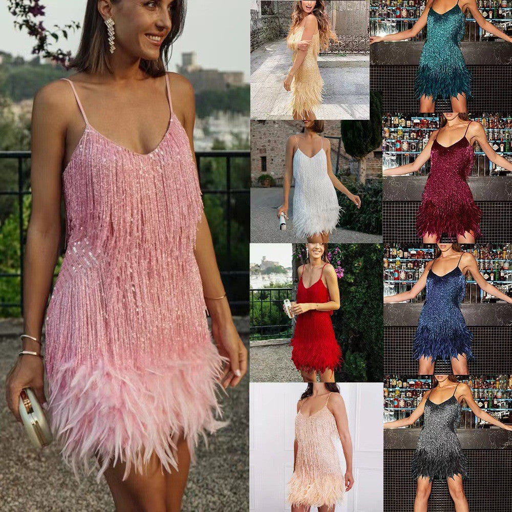 K Sexy Tassel Sequins