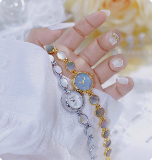 K Vintage Bracelet With Aurora-like Natural Shell Waterproof