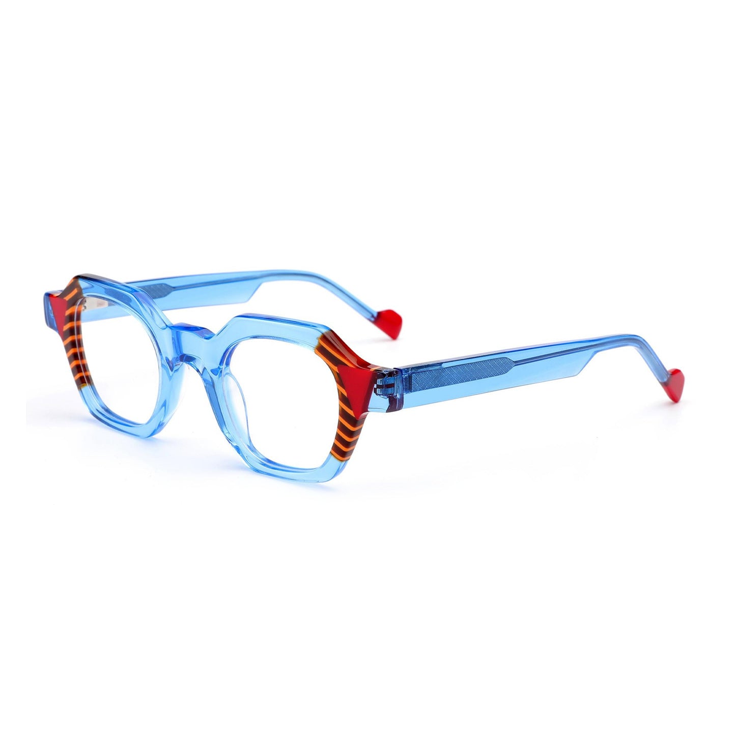 K Optical Glasses Frame Multilateral Box Fashion Plain Glasses