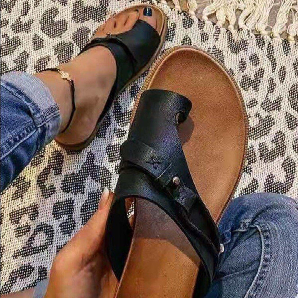 K Closed-Toe Slippers Comfortable All-Match