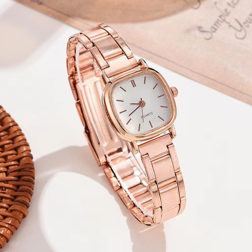 K Women's Alloy Square Roman Quartz Watch