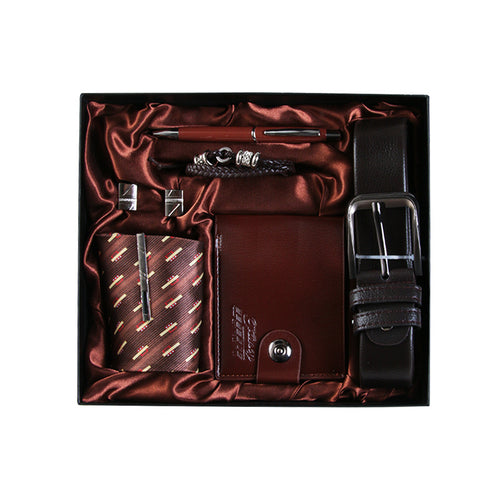 K Cross-Border Men's Gift Business Gift Suit Belt Wallet For Boyfriend Valentine's Day Christmas Gift