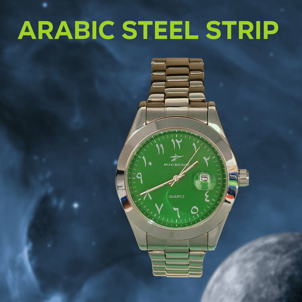 K Men's Stainless Steel Strap Watch Casual Fashion