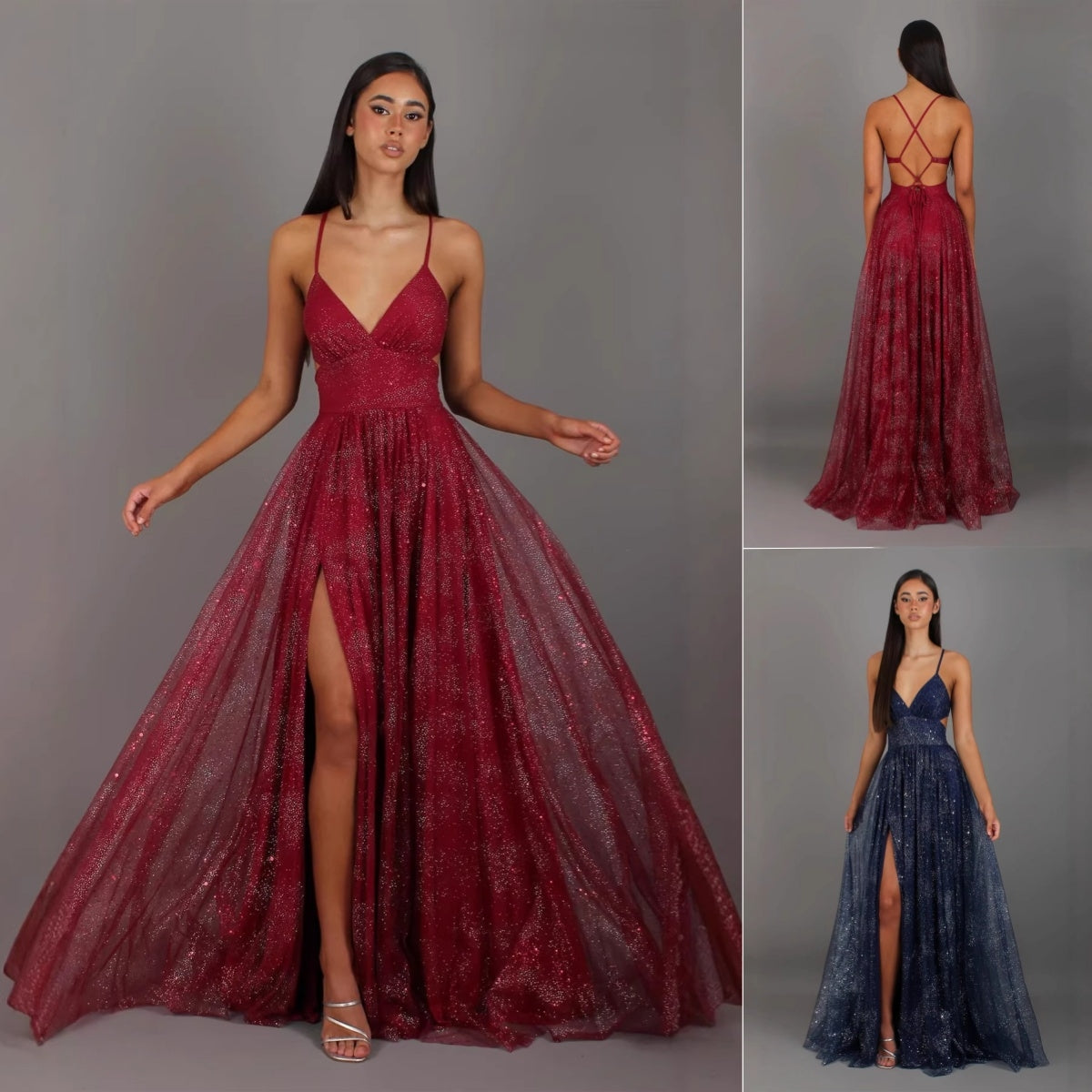 K Elegant Womens V-neck Sleeveless Strapless Women Long Dresses Party Dress