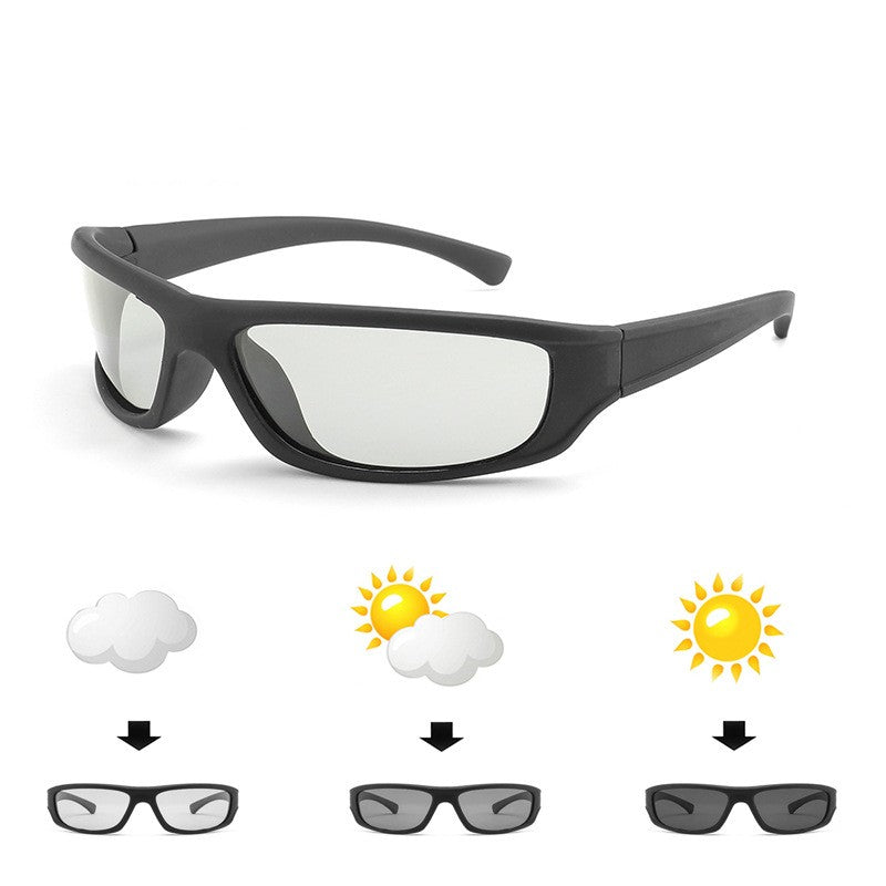 K Outdoor Equipment Color Changing Lens Athletic Glasses