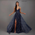 K Elegant Womens V-neck Sleeveless Strapless Women Long Dresses Party Dress