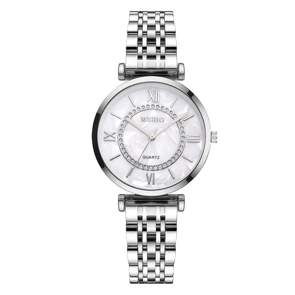 K Stylish Graceful Simple Gold Quartz Watch