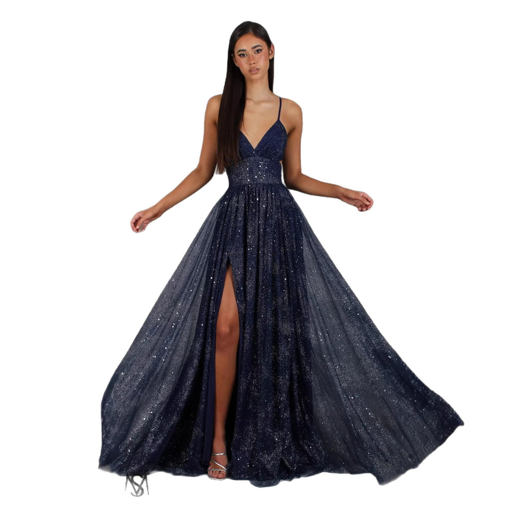 K Elegant Womens V-neck Sleeveless Strapless Women Long Dresses Party Dress