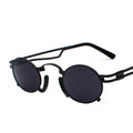 K Metal oval sunglasses
