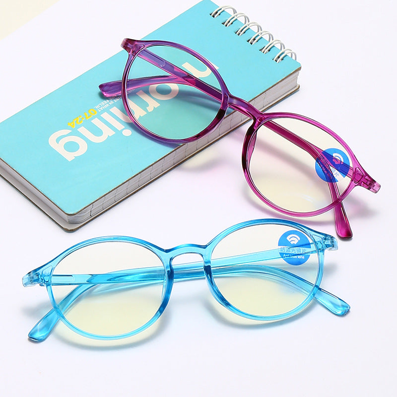 K Children's Anti-blue Light Glasses With Myopic Glasses Option Plain Glasses