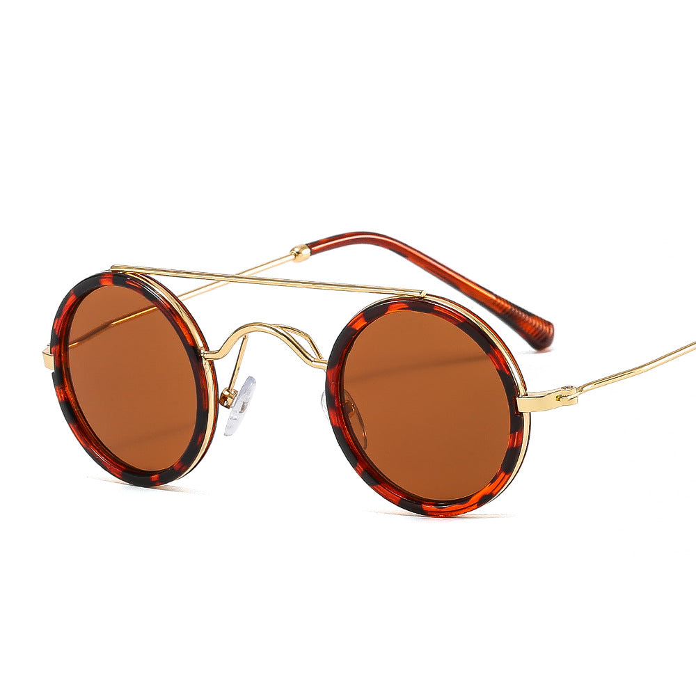 K Punk Small Round Rim Hip Hop Sunglasses