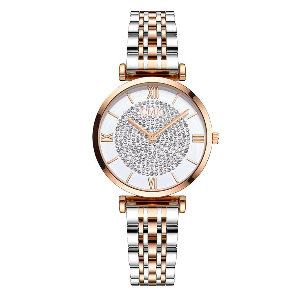 K Stylish Graceful Simple Gold Quartz Watch