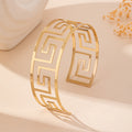 K Geometric Loop Collar Earrings Ring Bracelet
