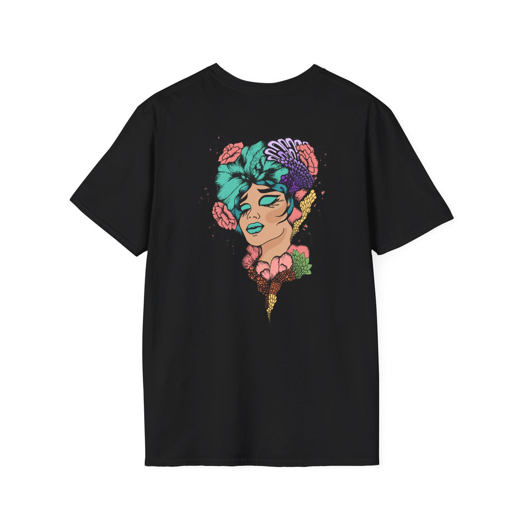 K Colorful Retro Female Portrait T-Shirt M2V