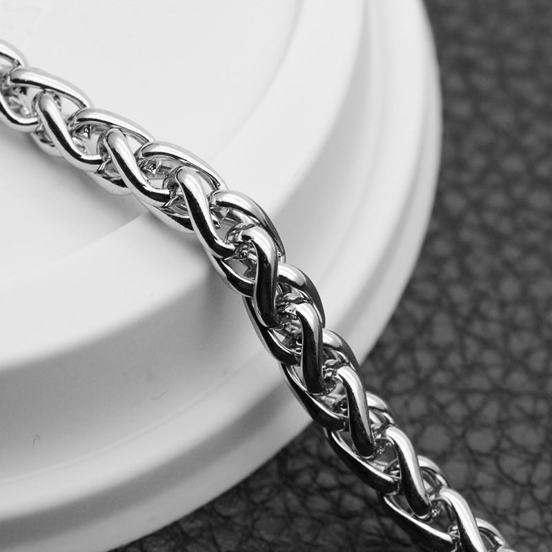 K Titanium steel necklaces for men