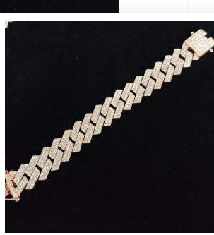 K Full zircon hip hop necklace
