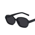 K Oval Trend Fashion Concave Statement Sunglasses
