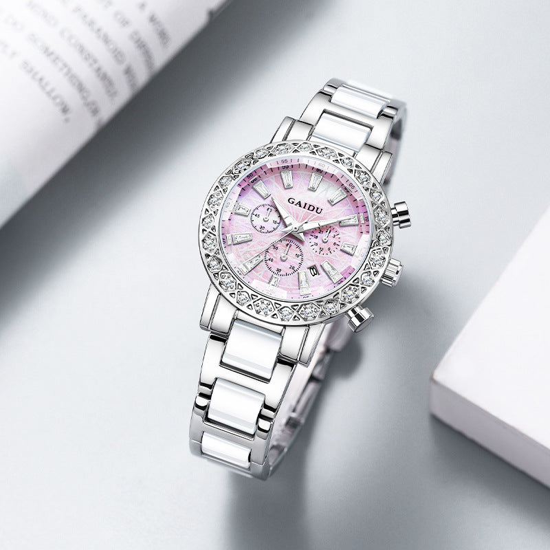 K Waterproof Luminous Fritillary Quartz Women's Watch