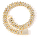 K Full zircon hip hop necklace
