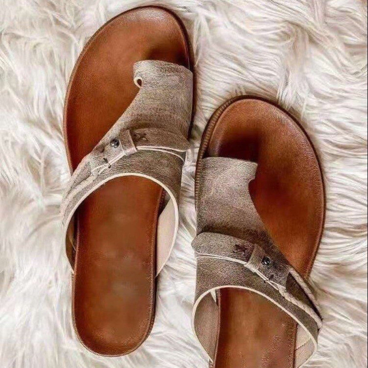 K Closed-Toe Slippers Comfortable All-Match