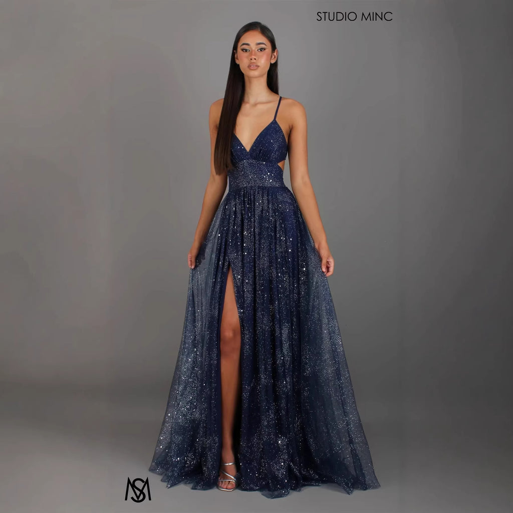 K Elegant Womens V-neck Sleeveless Strapless Women Long Dresses Party Dress