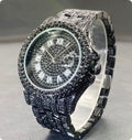 K Full Diamond High End Calendar Men's Quartz Watch Gentlemen's Watch