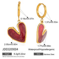 K Retro Stainless Steel Oil-drip Pendant Necklacelight Luxury