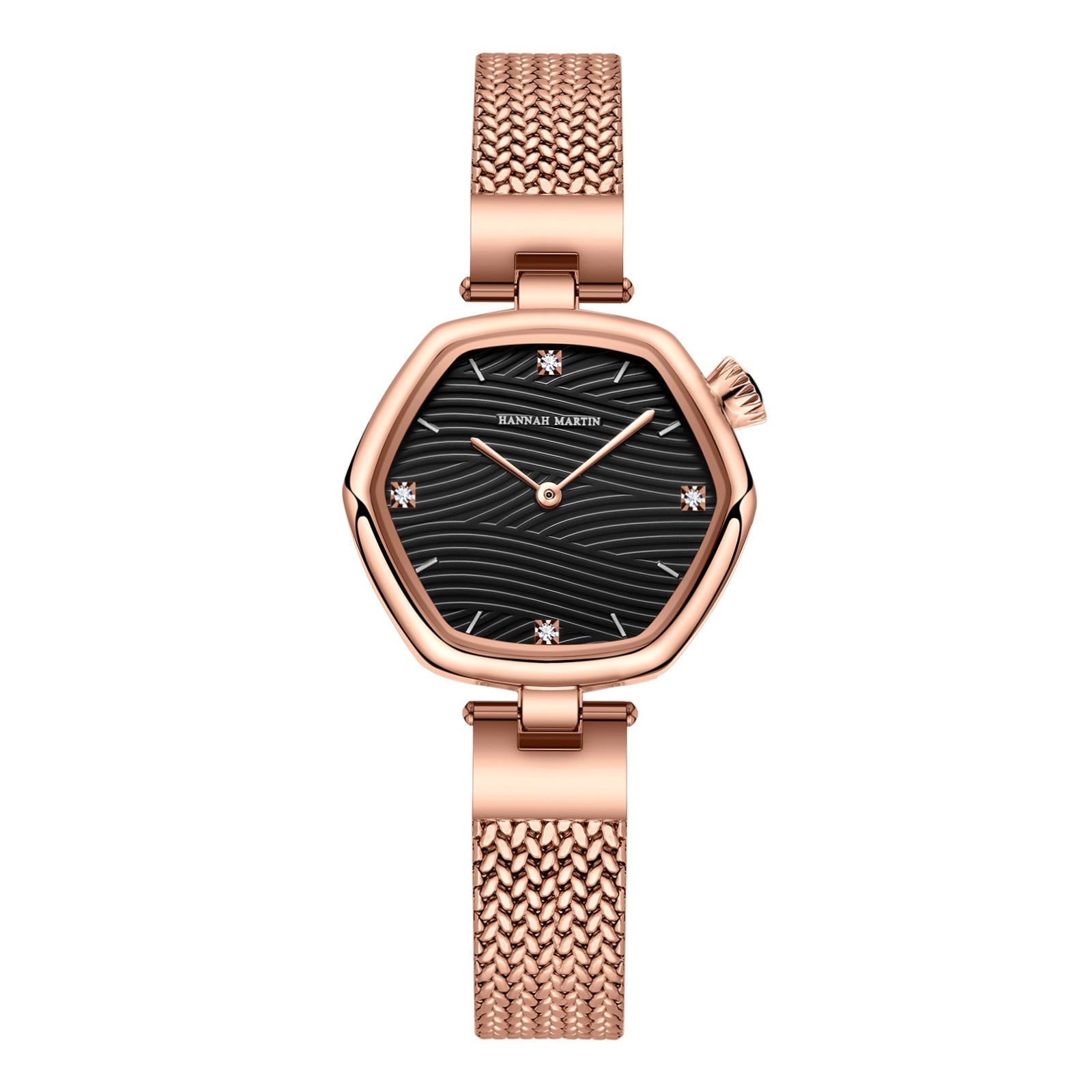 K Fashion Simple Hexagonal Movement Women's Watch