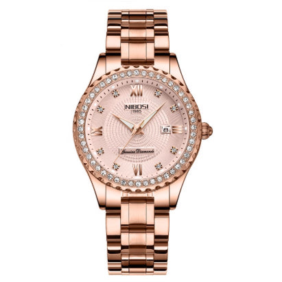 K Women's Ultra-thin Automatic Mechanical Luminous Waterproof Quartz Watch