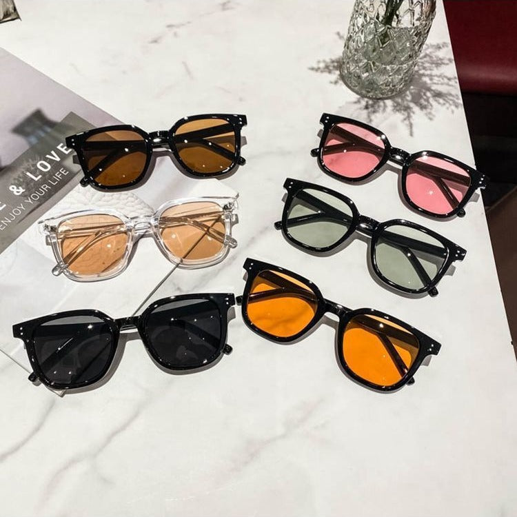 K Plastic Fashionable All Matching Sunglasses