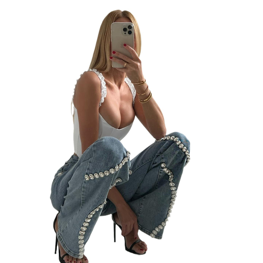 K Loose Straight Leg Jeans And Fashionable Casual Pants