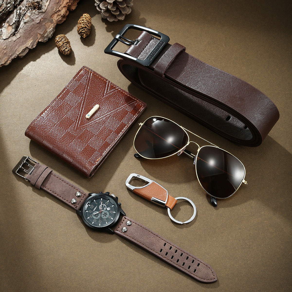 K Fashion Creative Quartz Watch Gift Box Suit