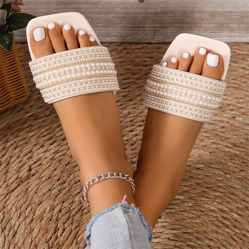 K Classic Style Flat Slippers