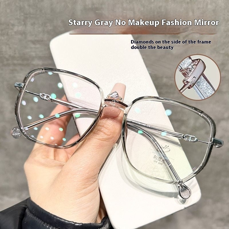 K Prescription Myopia Anti Blue Light Square Eyeglass Frame