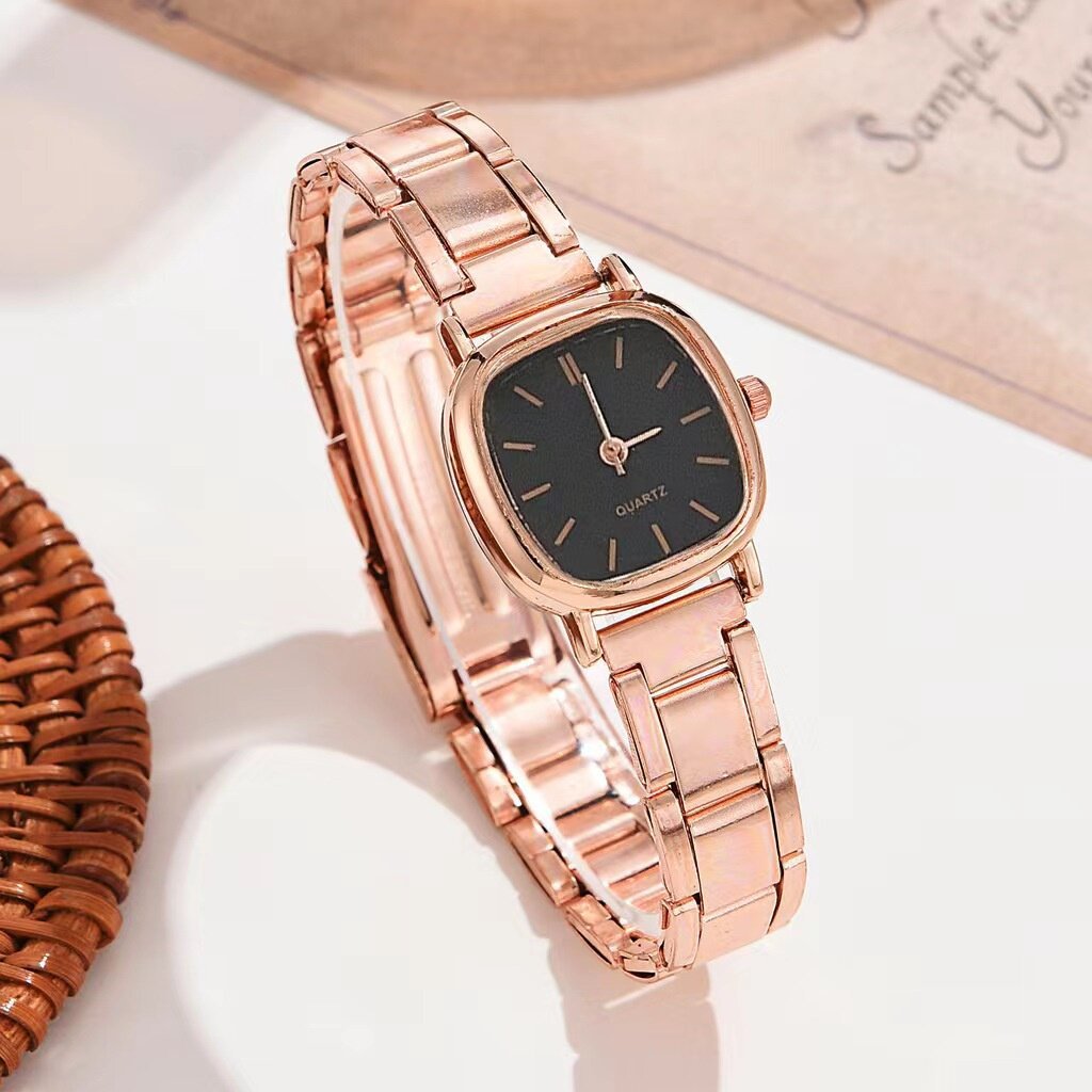 K Women's Alloy Square Roman Quartz Watch