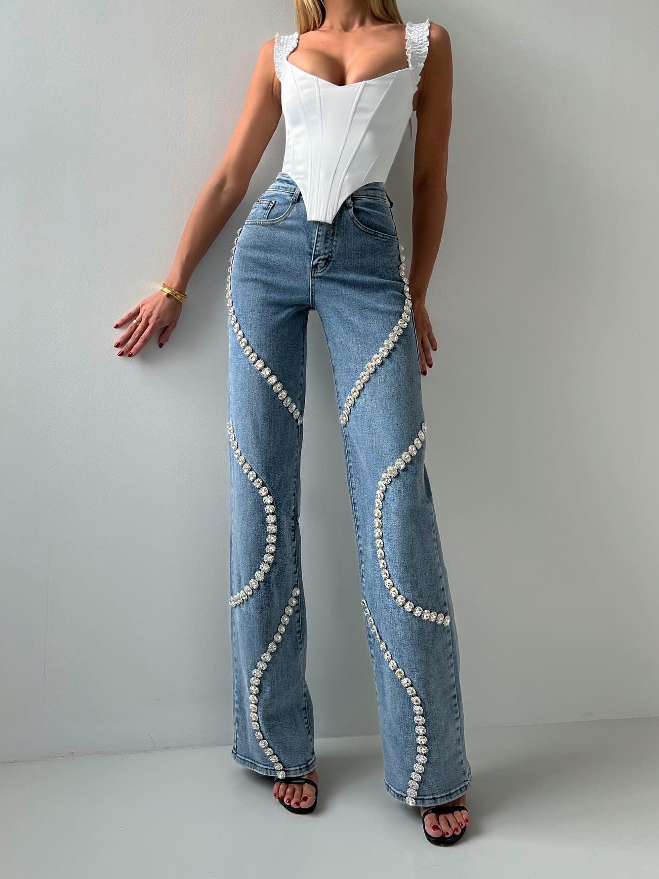 K Loose Straight Leg Jeans And Fashionable Casual Pants