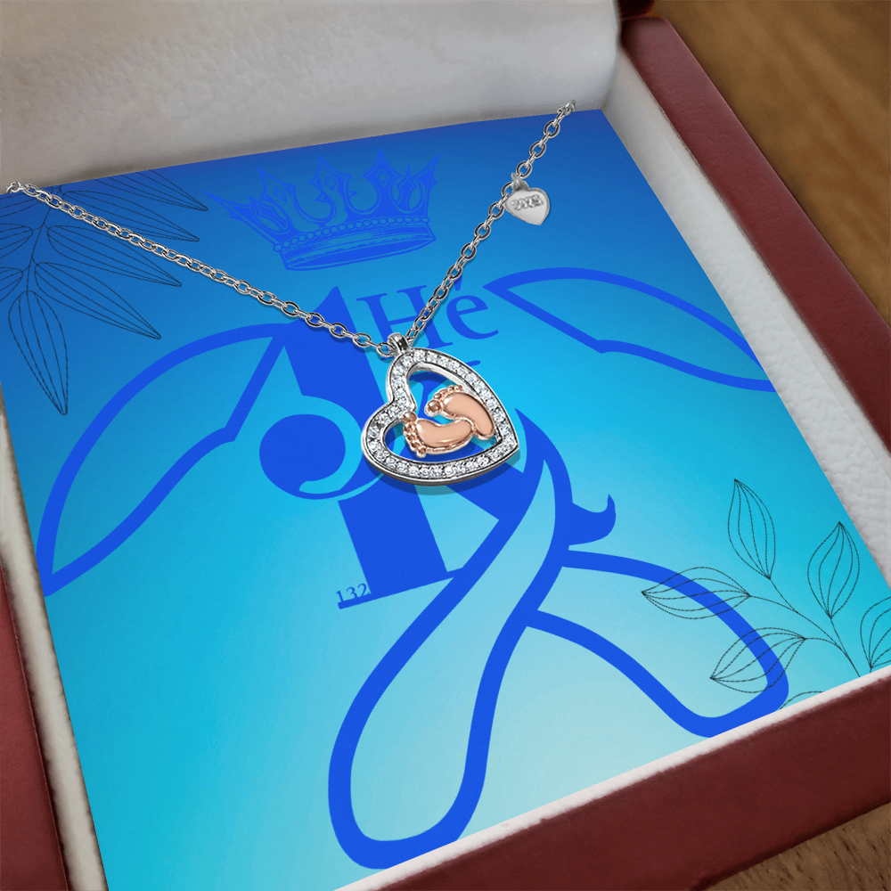 K Collier en forme de coeur M1B