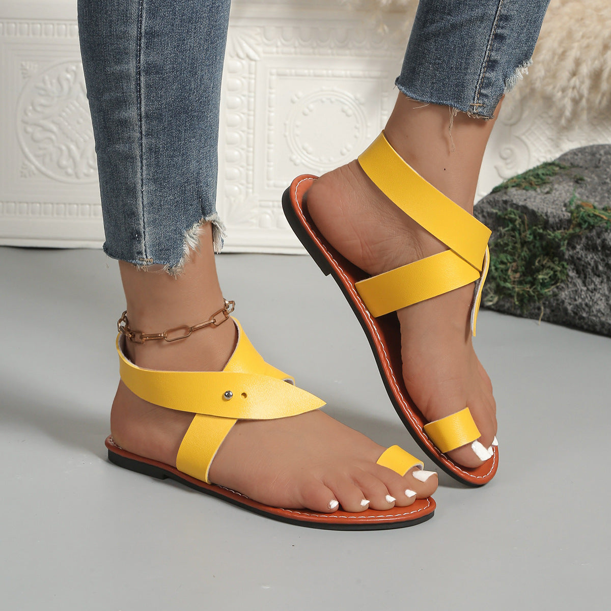 K Multi-color European-size Beach Sandals