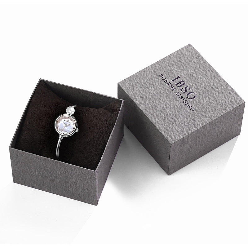 K Women's Bracelet Watch Shell Surface Pearl