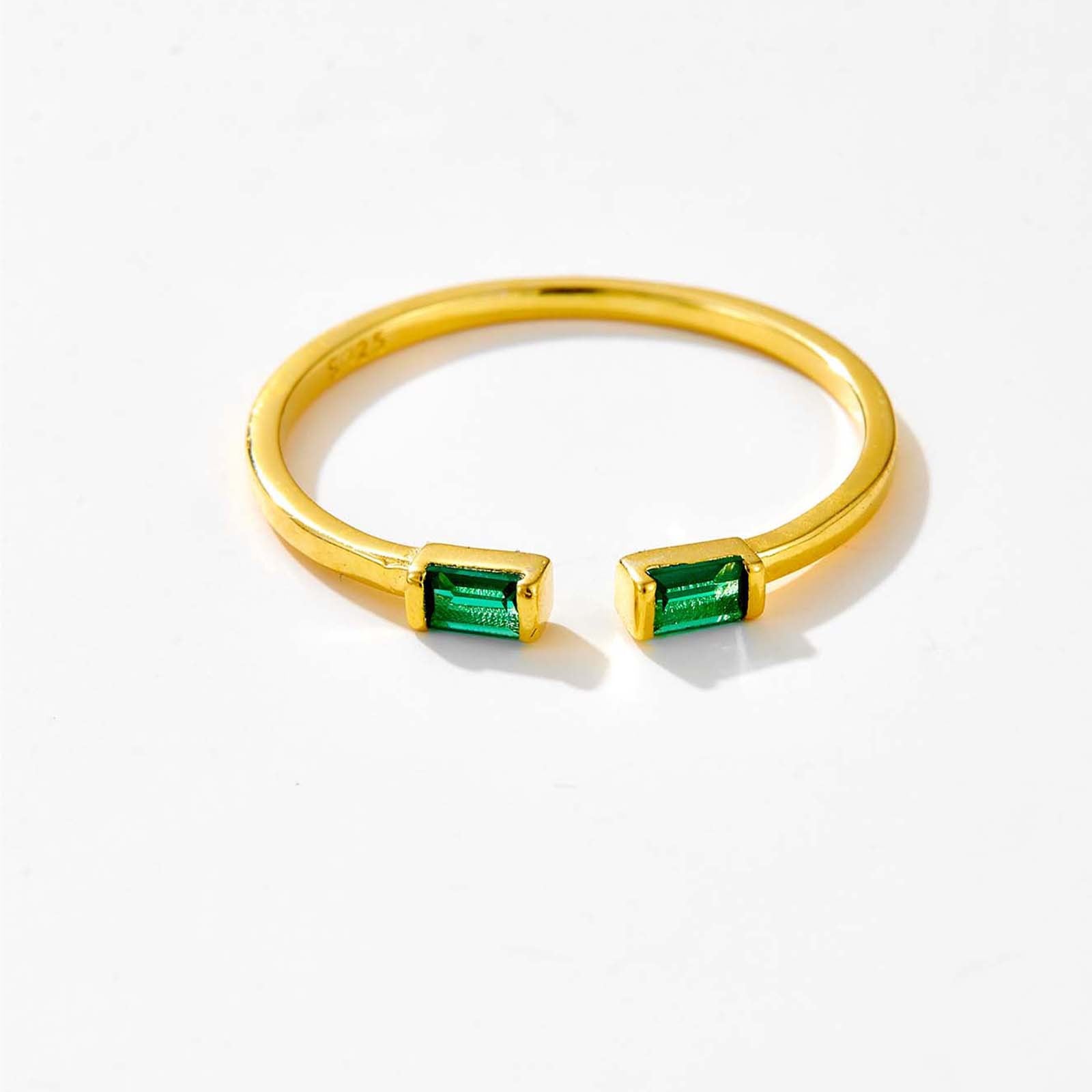 K Adjustable Opening Ring Fashion Simple