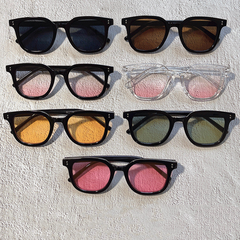 K Gradual Brown Powder Blusher Glasses Fashion