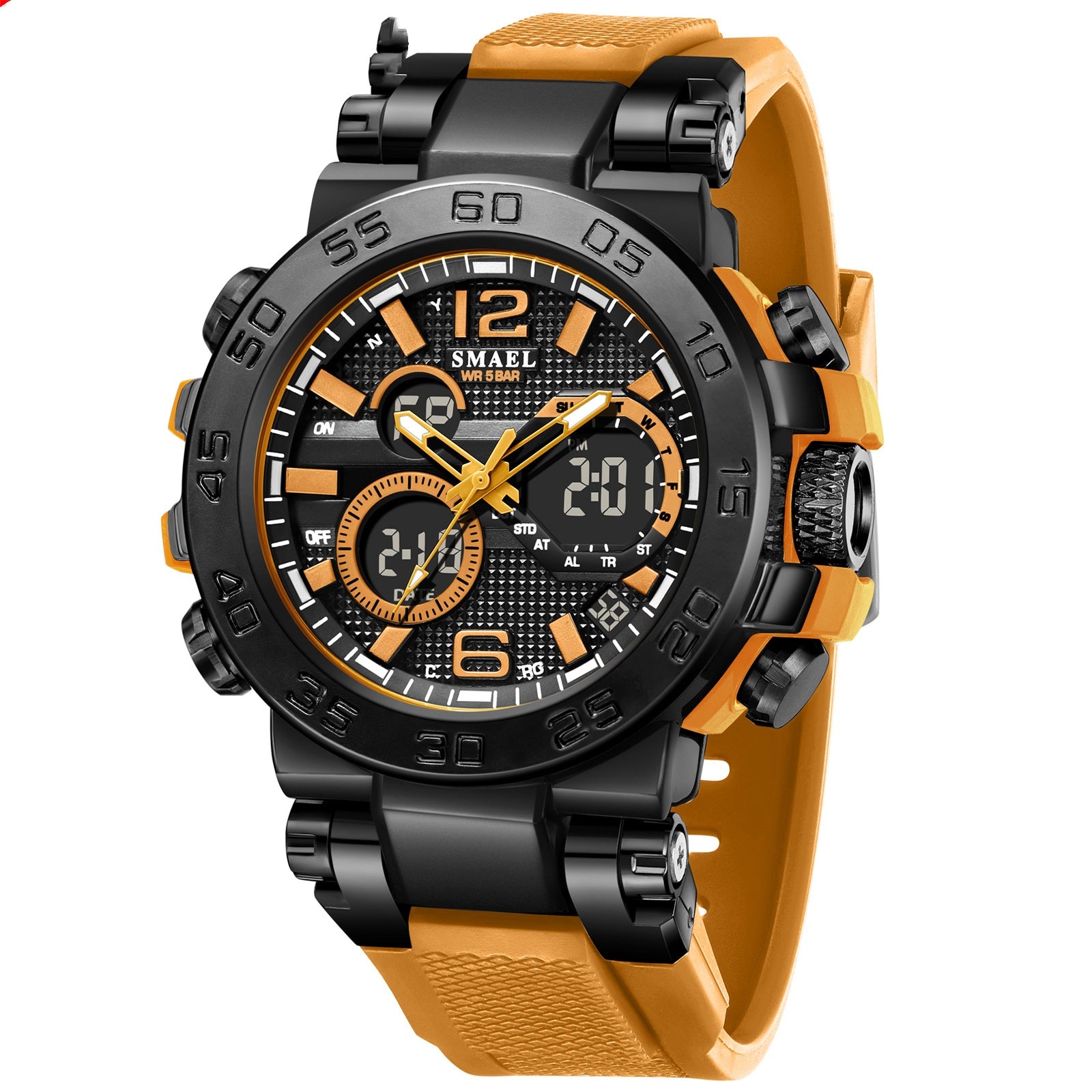 K SMAEL Exquisite And Stylish Mens Quartz Electronic Watch